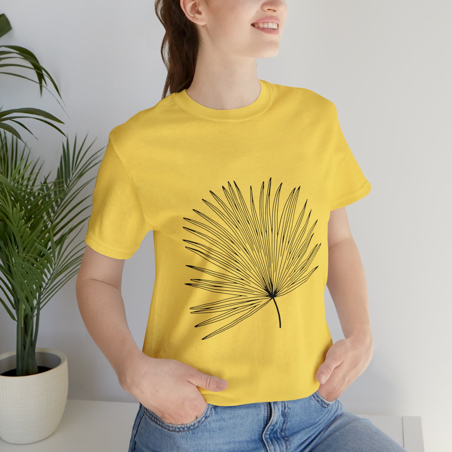 Palm Leaf Unisex Jersey Tee