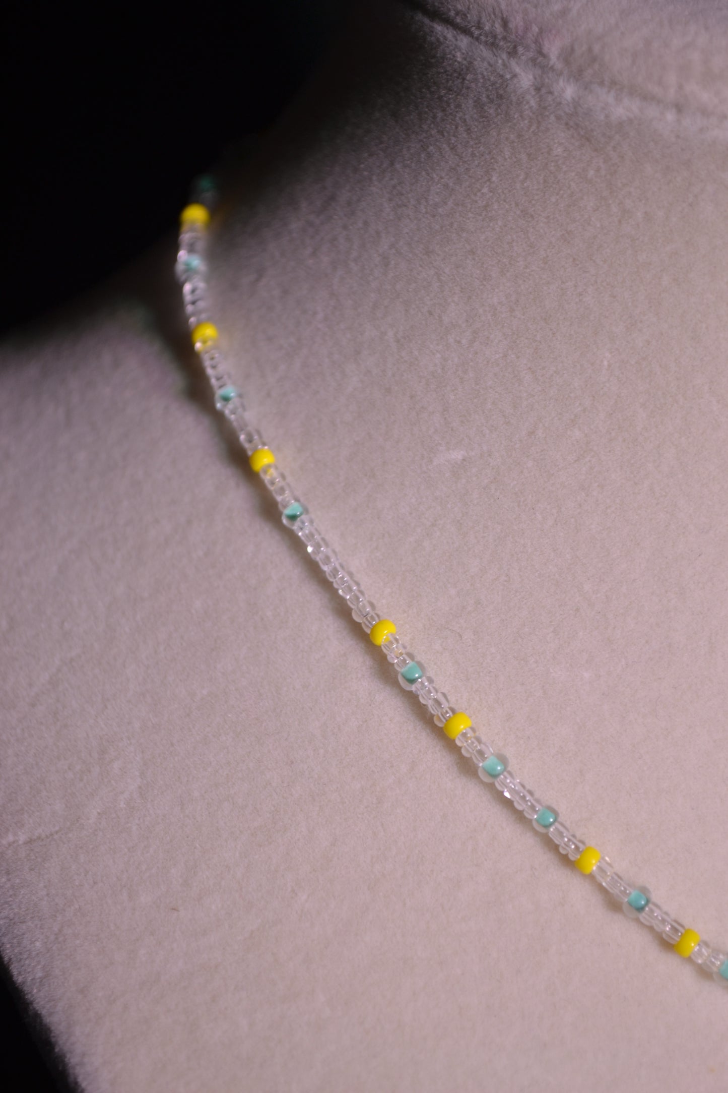 Hamsa pendant beaded choker