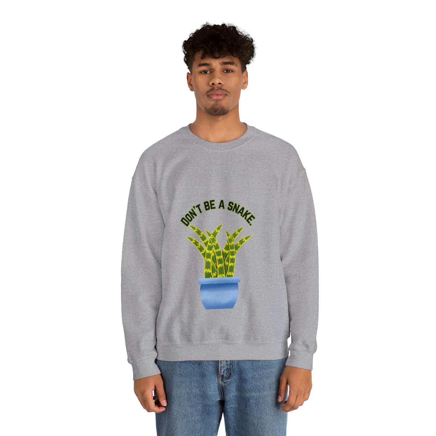 Don't Be A Snake Unisex Crewneck Sweatshirt