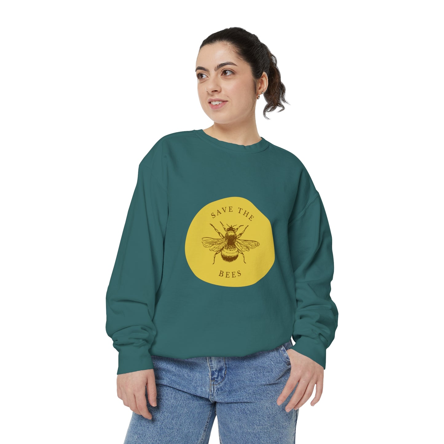 Save The Bees Unisex Garment-Dyed Sweatshirt