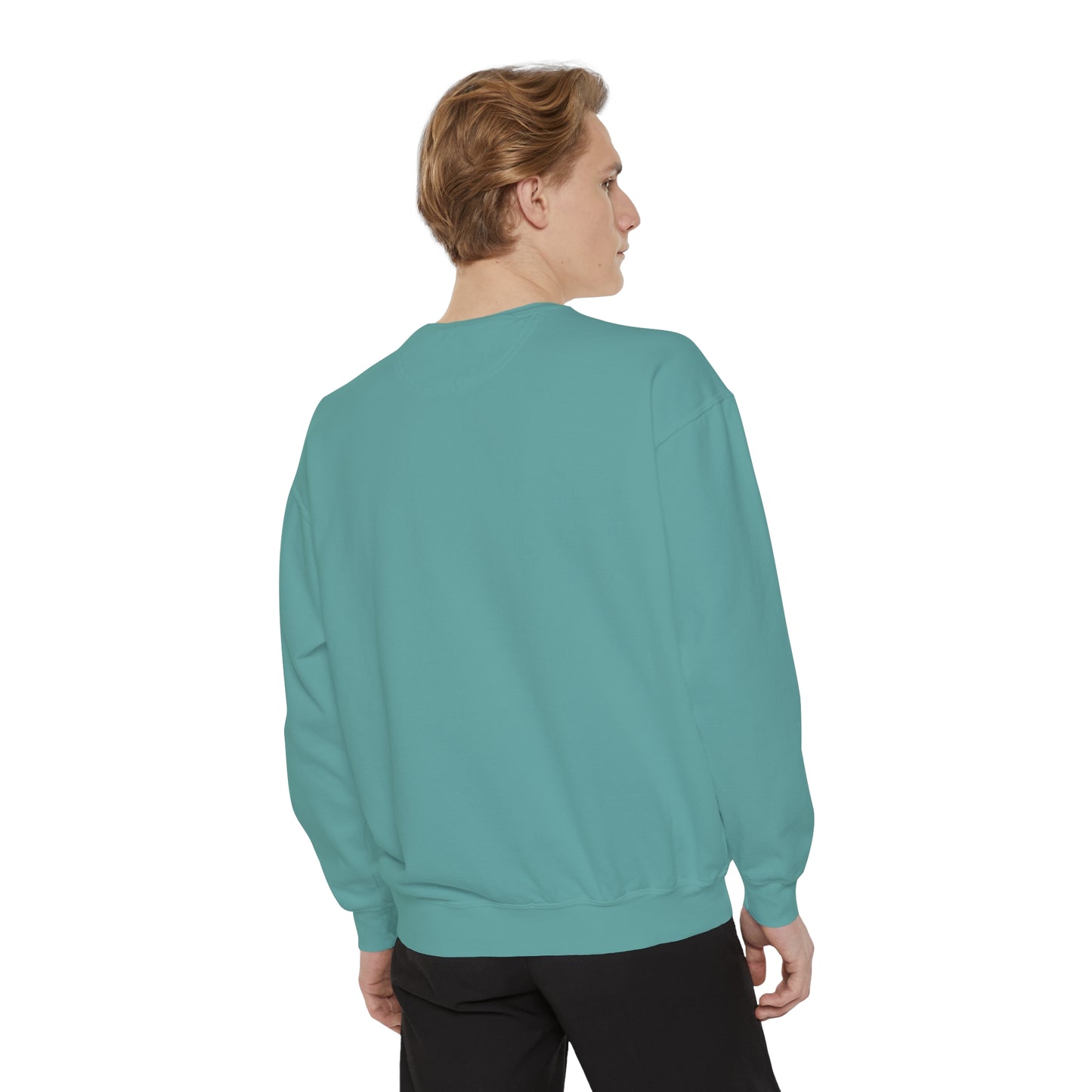 Palm Leaf Unisex Garment-Dyed Crewneck