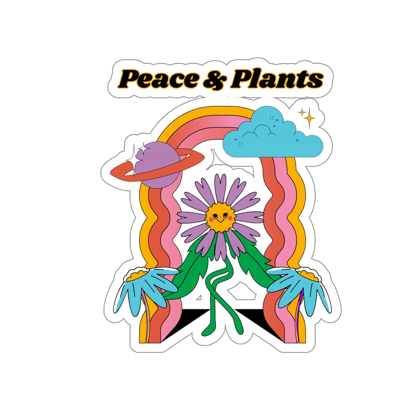 Peace & Plants Stickers