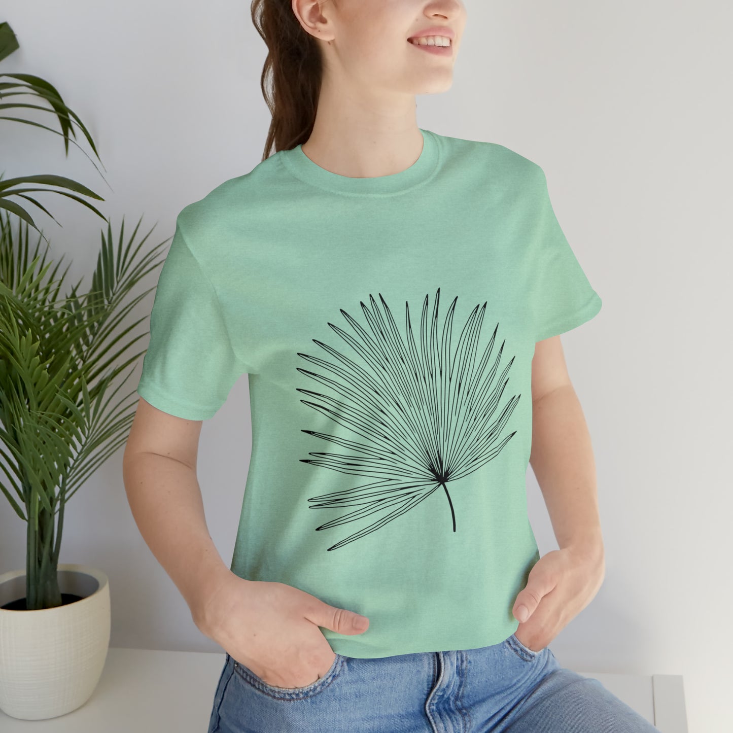 Palm Leaf Unisex Jersey Tee