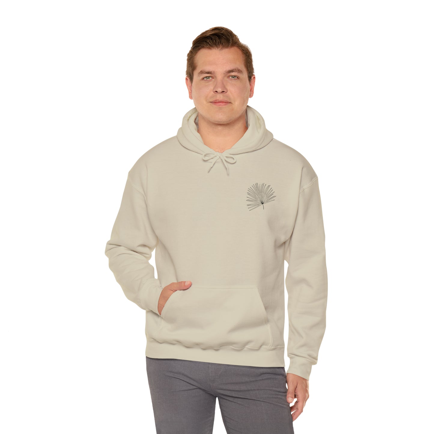 Palm Leaf Unisex Hooded Sweatshirt