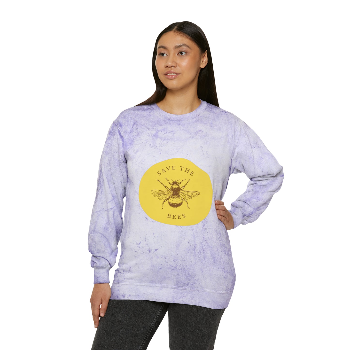 Save The Bees Unisex Color Blast Crewneck