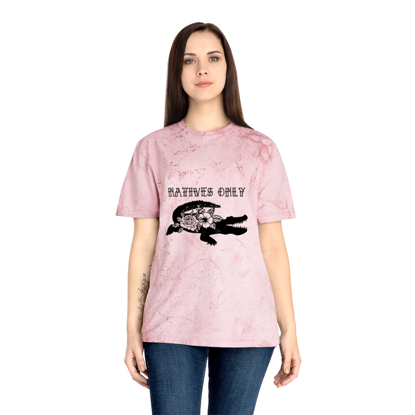 Natives Only Alligator Unisex Color Blast T-Shirt