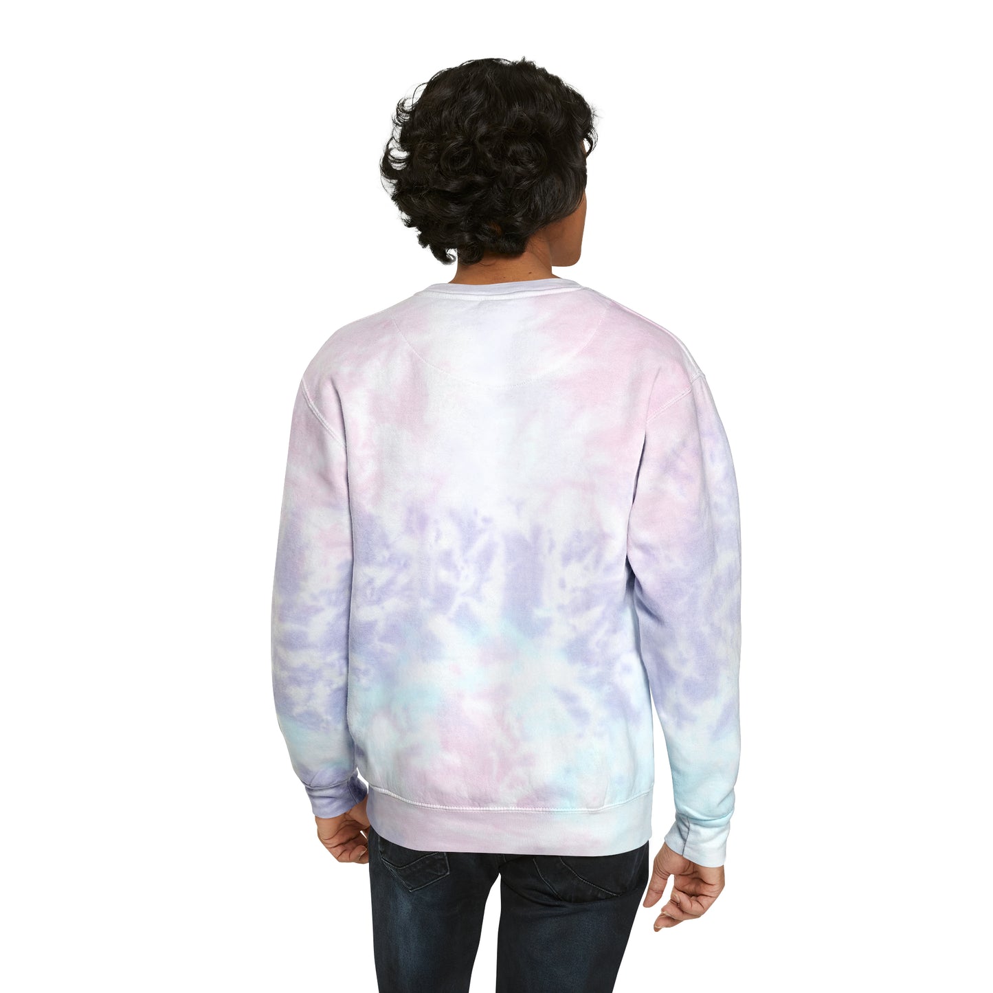 Palm Leaf Unisex Tie-Dye Crewneck