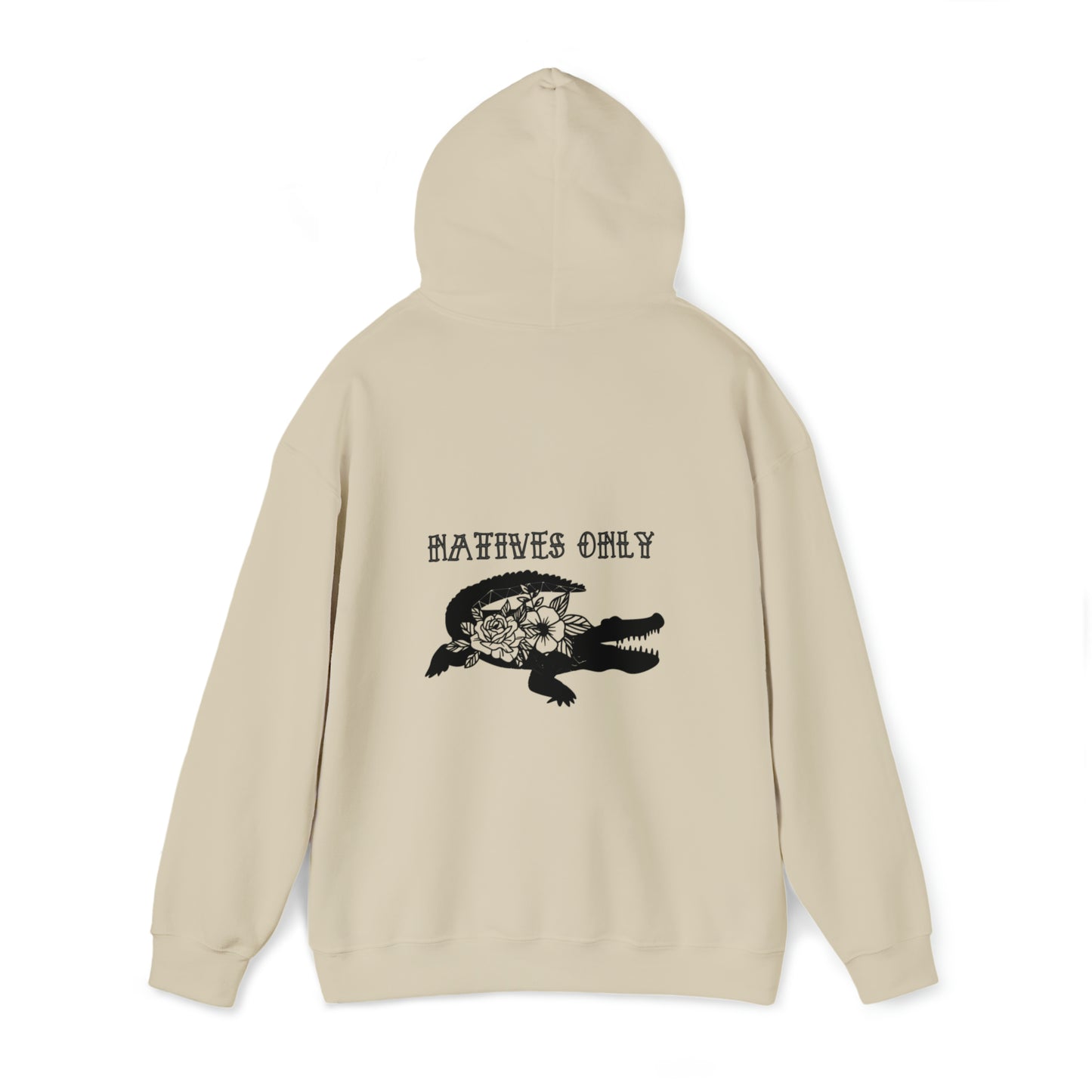 Natives Only Alligator Unisex Hooded Sweatshirt