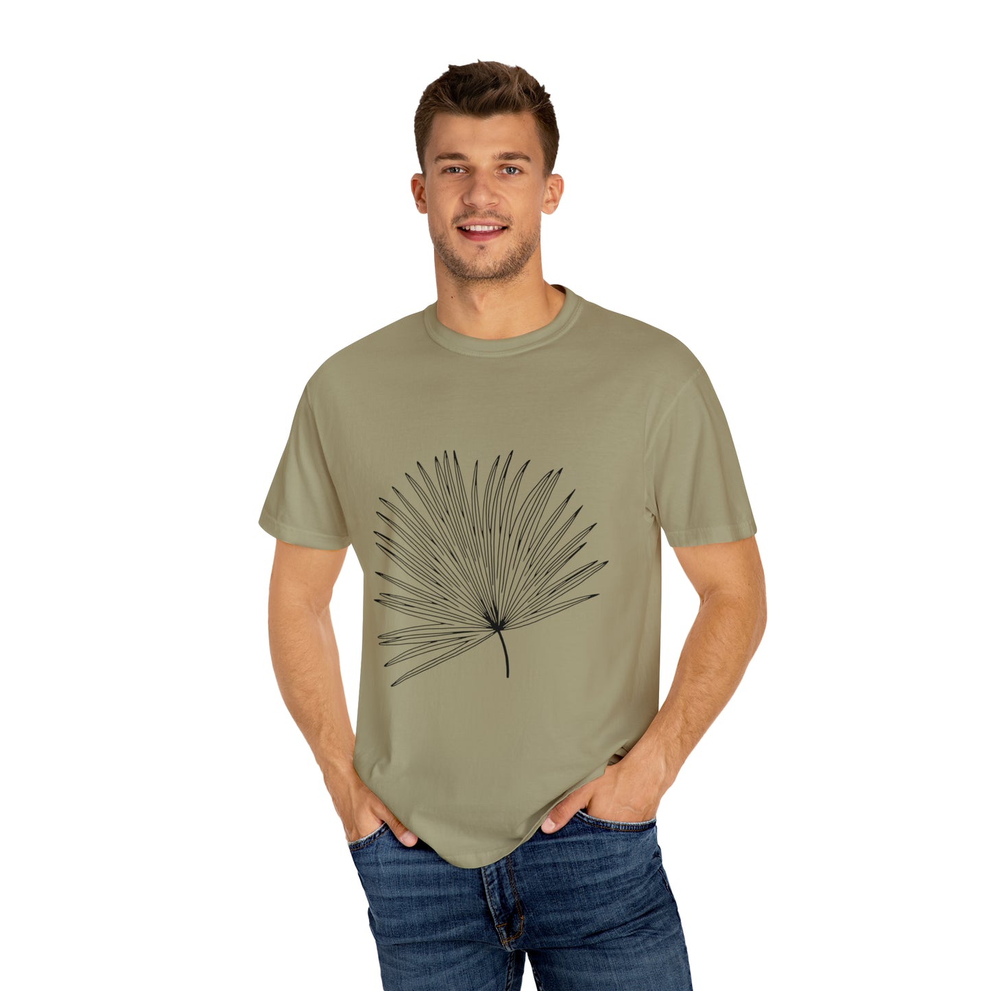 Palm Leaf Unisex Garment-Dyed T-shirt