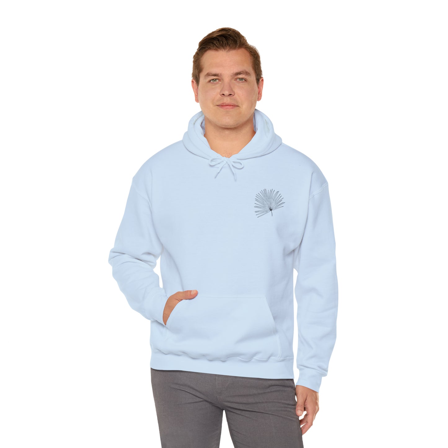 Palm Leaf Unisex Hooded Sweatshirt