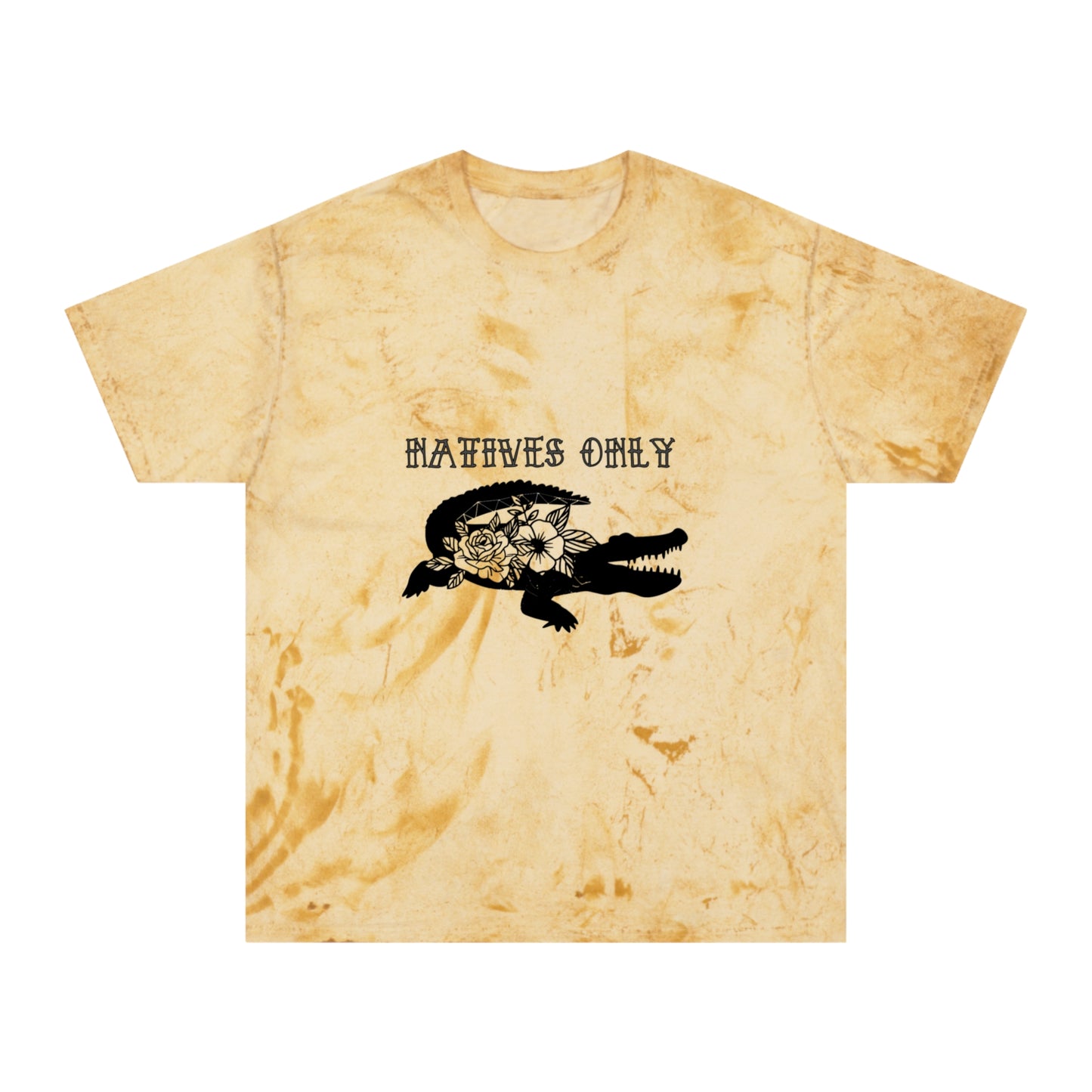 Natives Only Alligator Unisex Color Blast T-Shirt