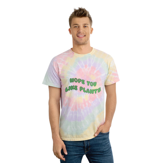 Hope You Like Plants Tie-Dye Tee, Spiral