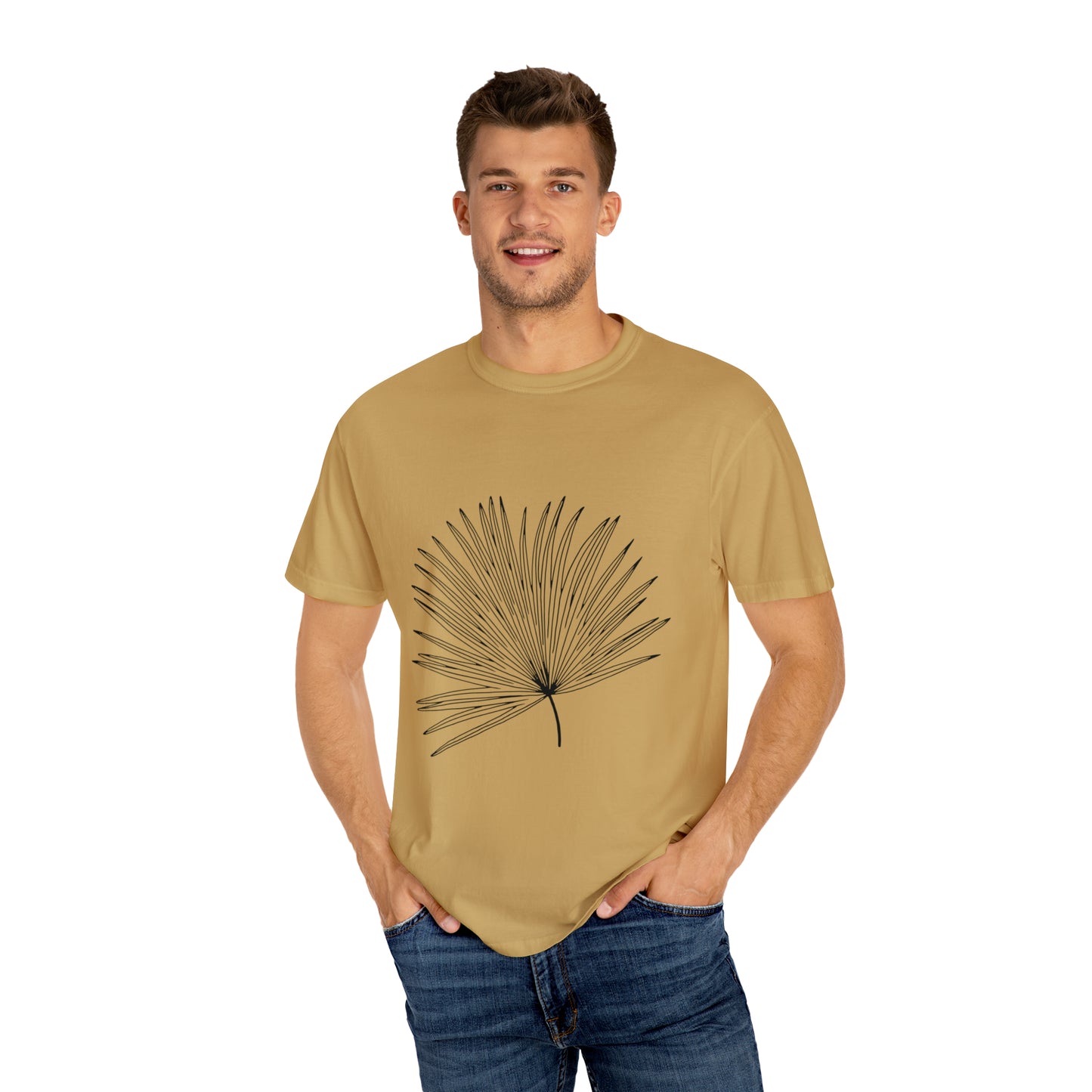 Palm Leaf Unisex Garment-Dyed T-shirt