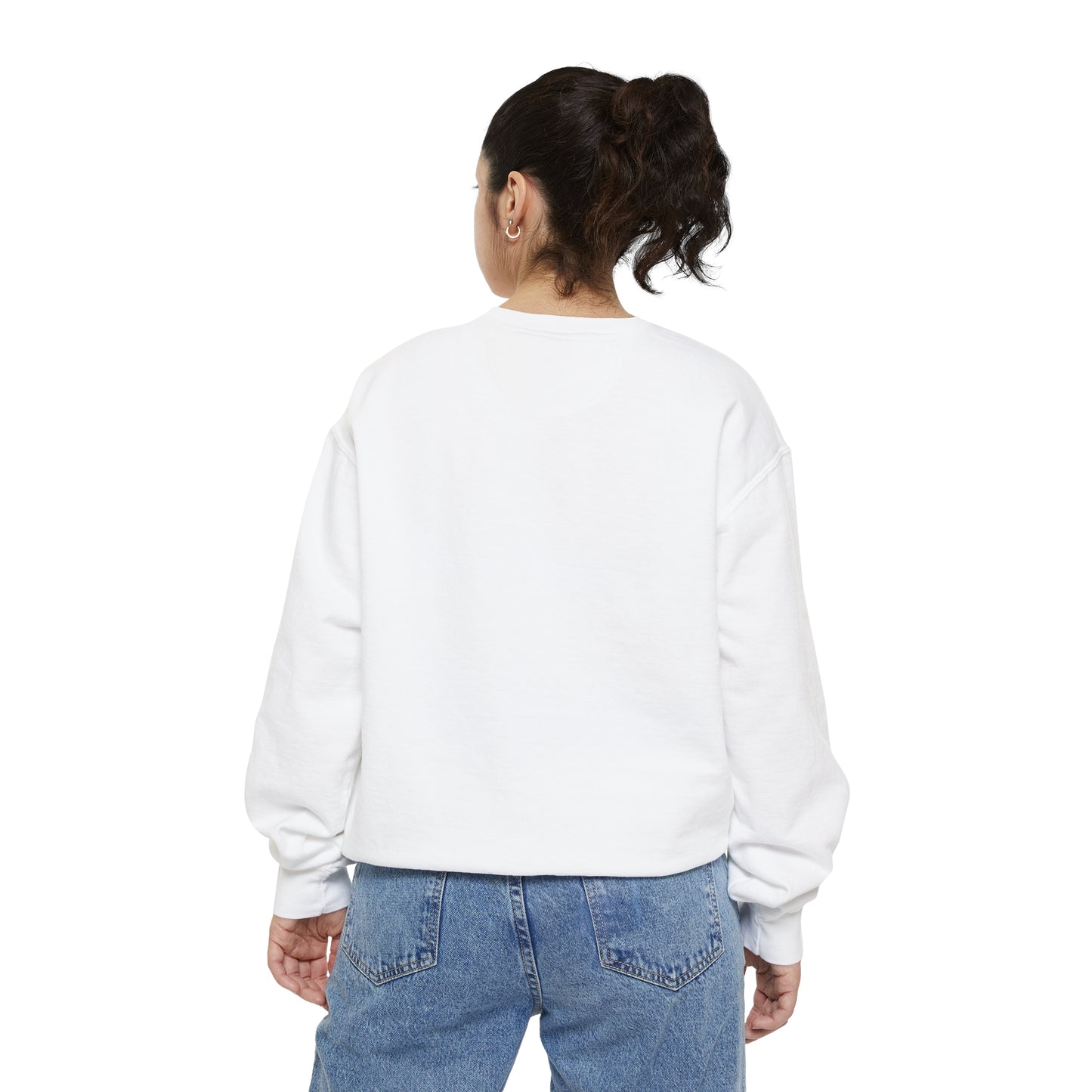 Palm Leaf Unisex Garment-Dyed Crewneck