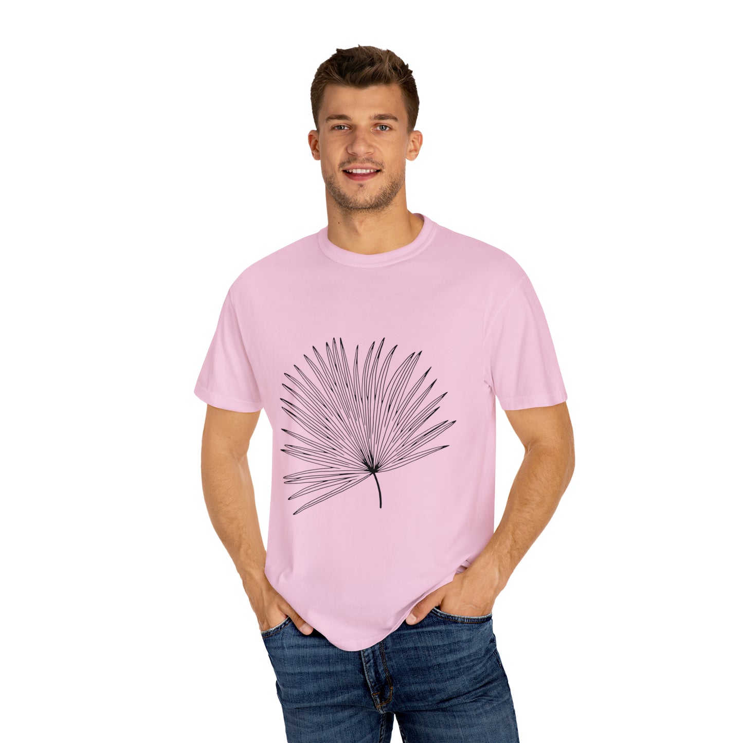 Palm Leaf Unisex Garment-Dyed T-shirt