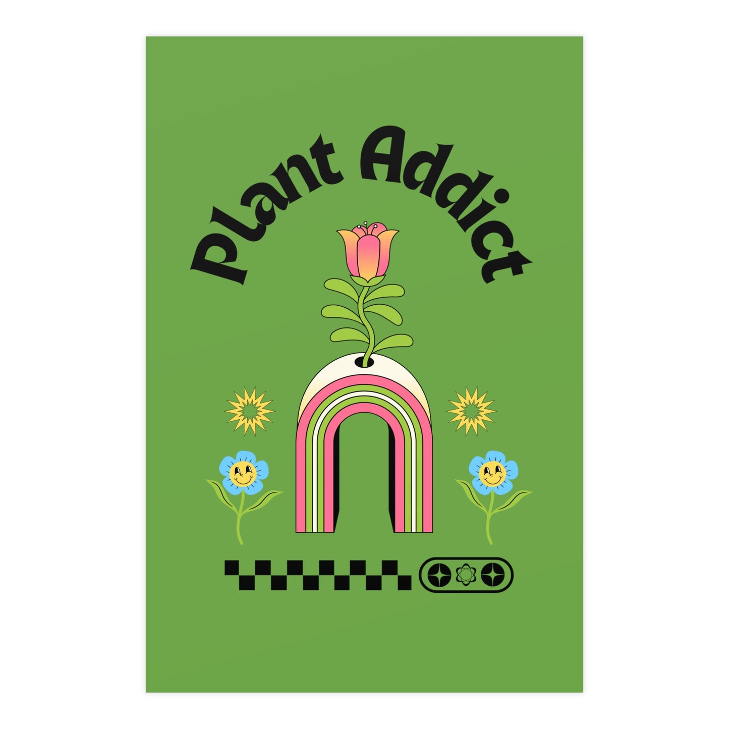 Plant Addict Vertical Matte Posters