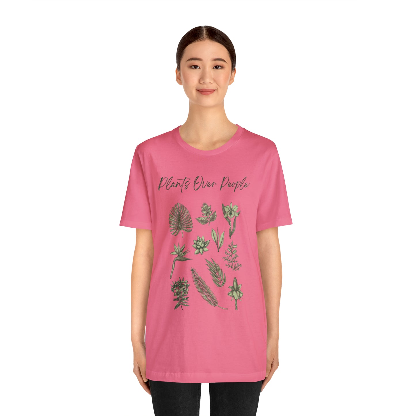 Plants Over People Unisex Jersey Short Sleeve Tee