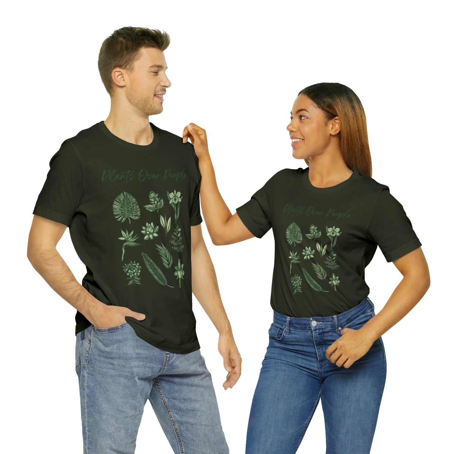 Plants Over People Unisex Jersey Short Sleeve Tee