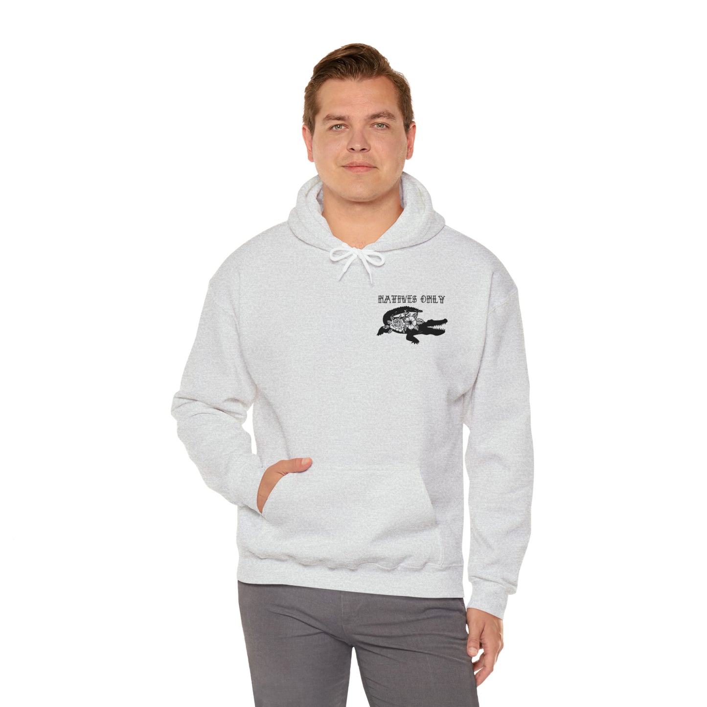 Natives Only Alligator Unisex Hooded Sweatshirt