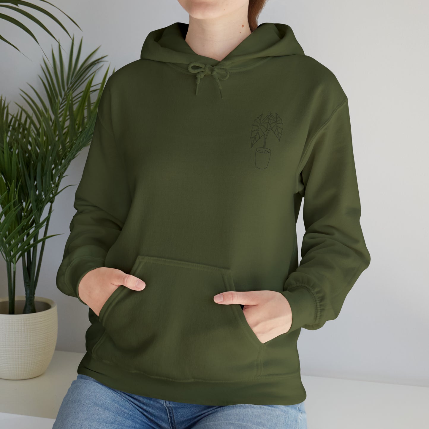 Alocasia Unisex Hooded Sweatshirt