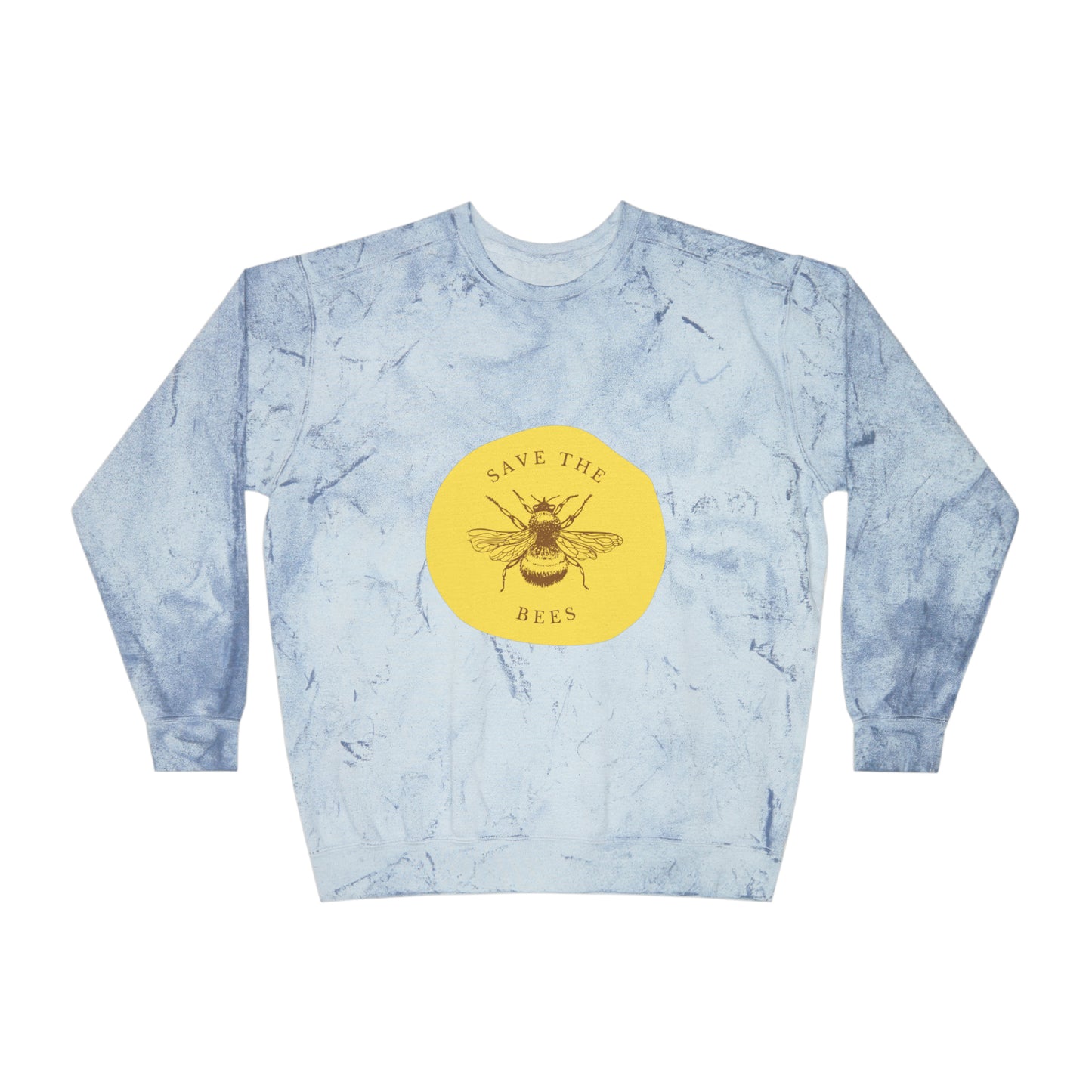 Save The Bees Unisex Color Blast Crewneck