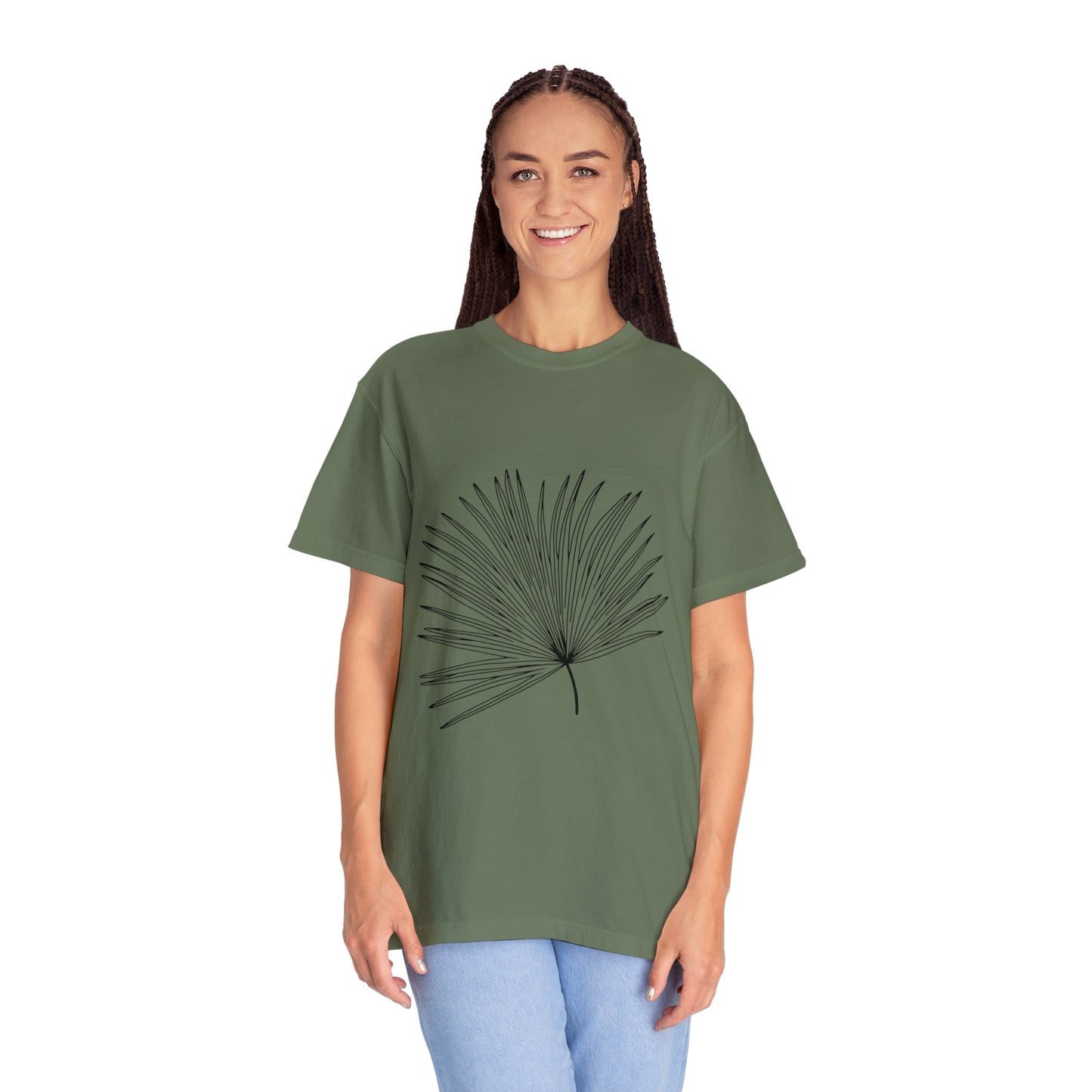 Palm Leaf Unisex Garment-Dyed T-shirt