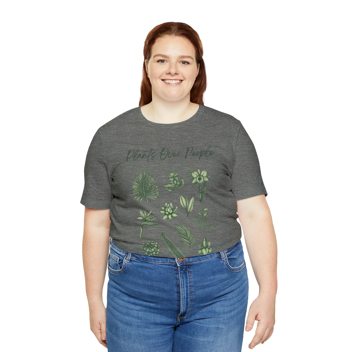 Plants Over People Unisex Jersey Short Sleeve Tee