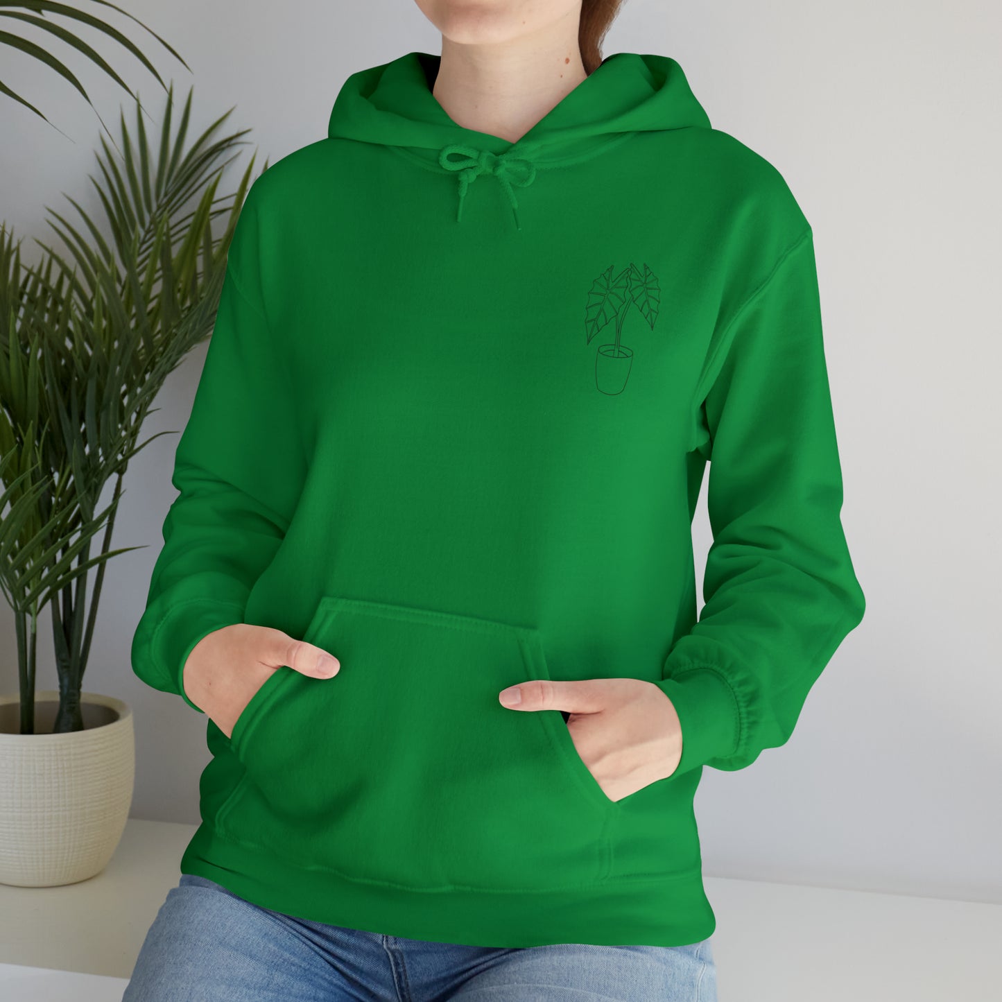 Alocasia Unisex Hooded Sweatshirt