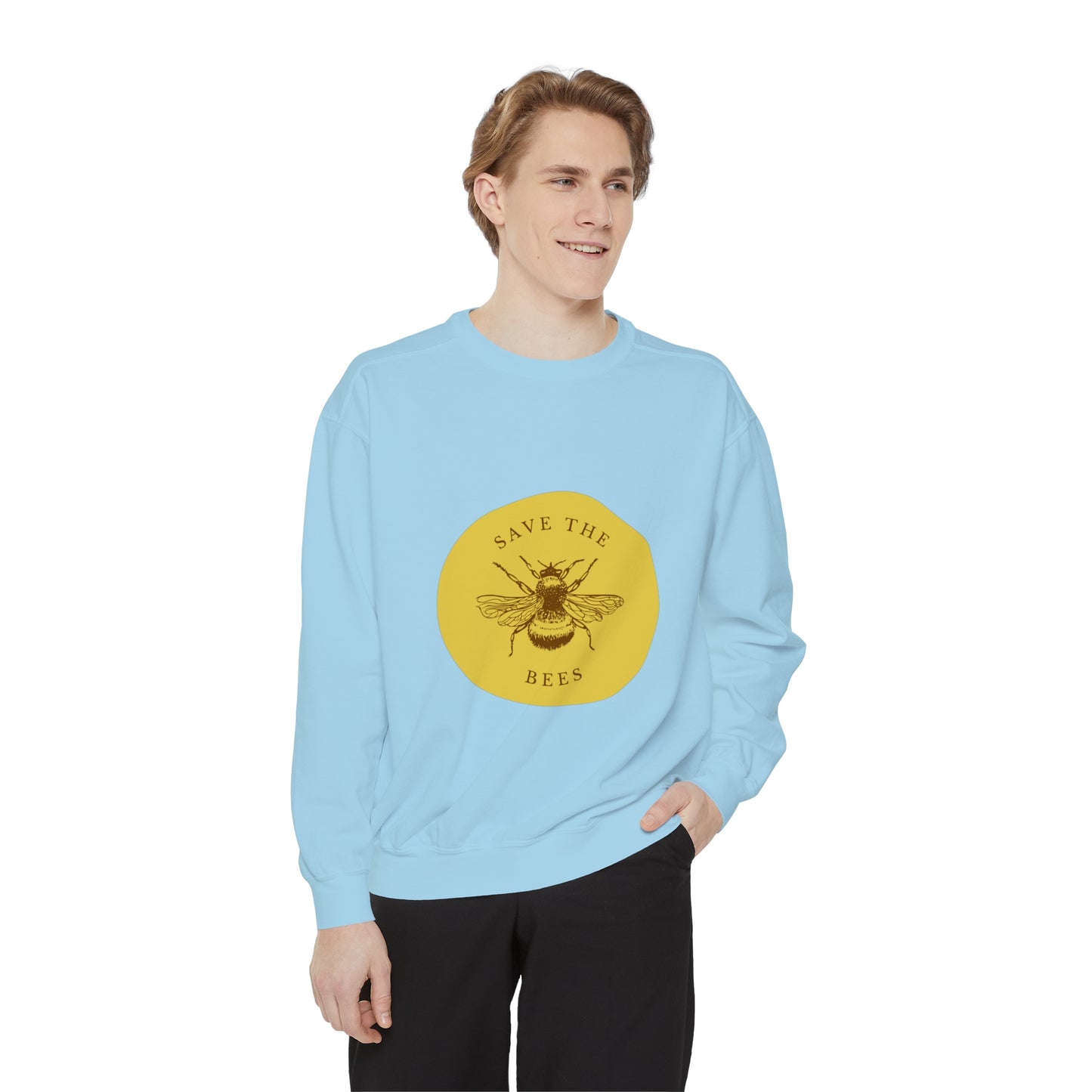 Save The Bees Unisex Garment-Dyed Sweatshirt