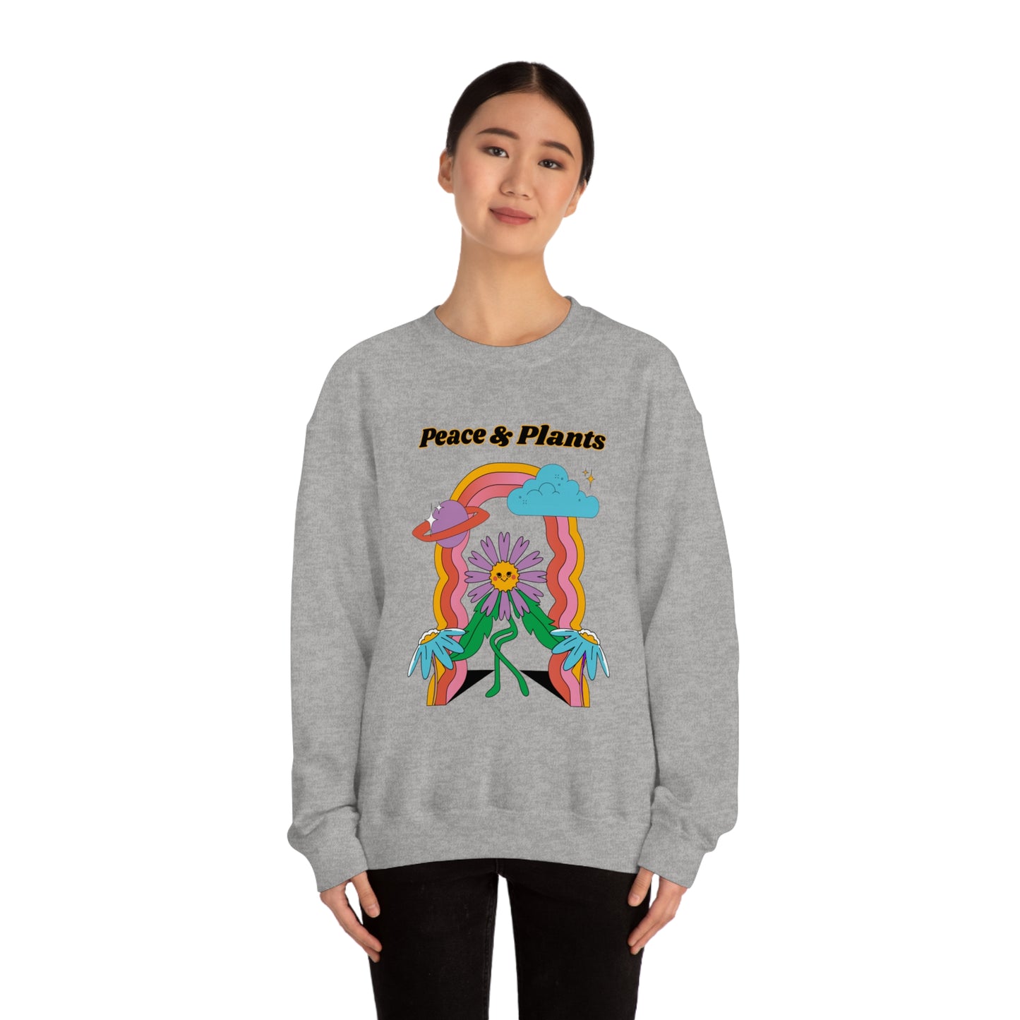 Peace & Plants Unisex Crewneck