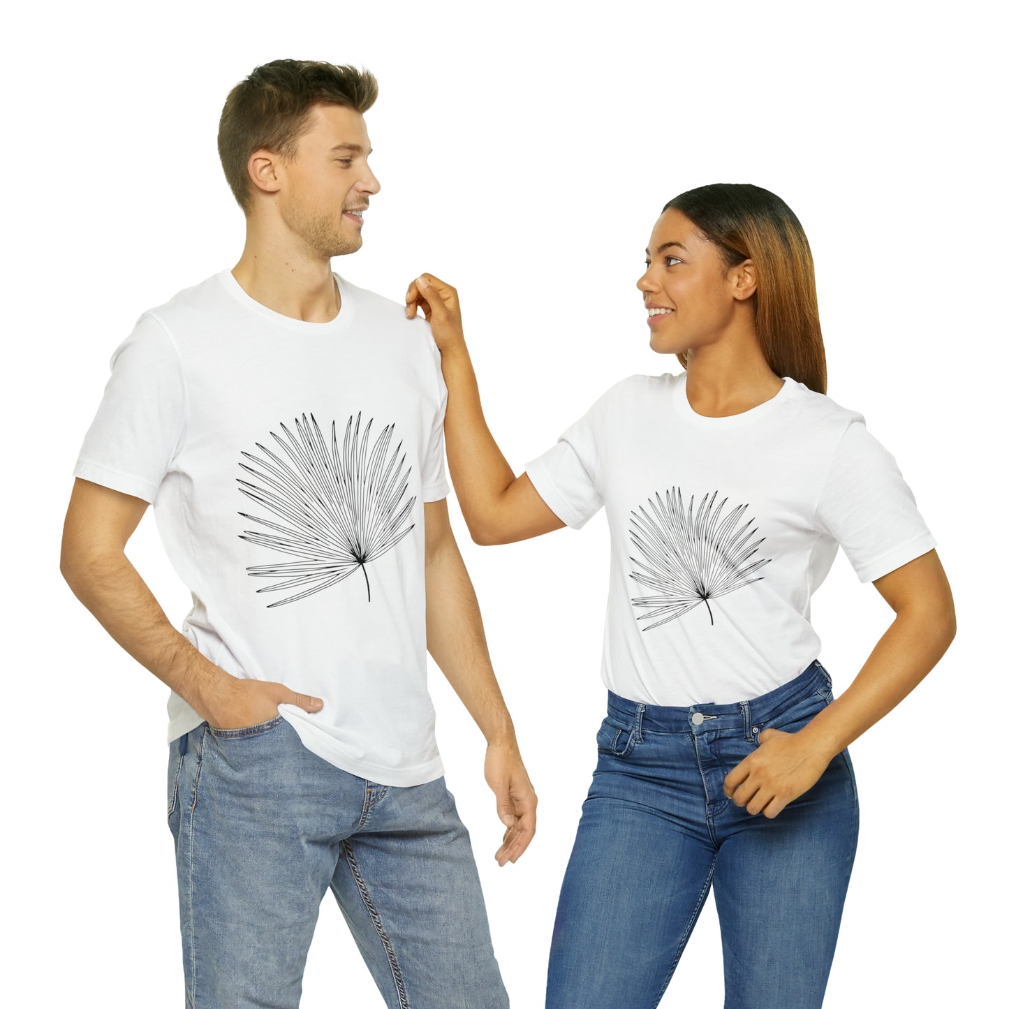 Palm Leaf Unisex Jersey Tee