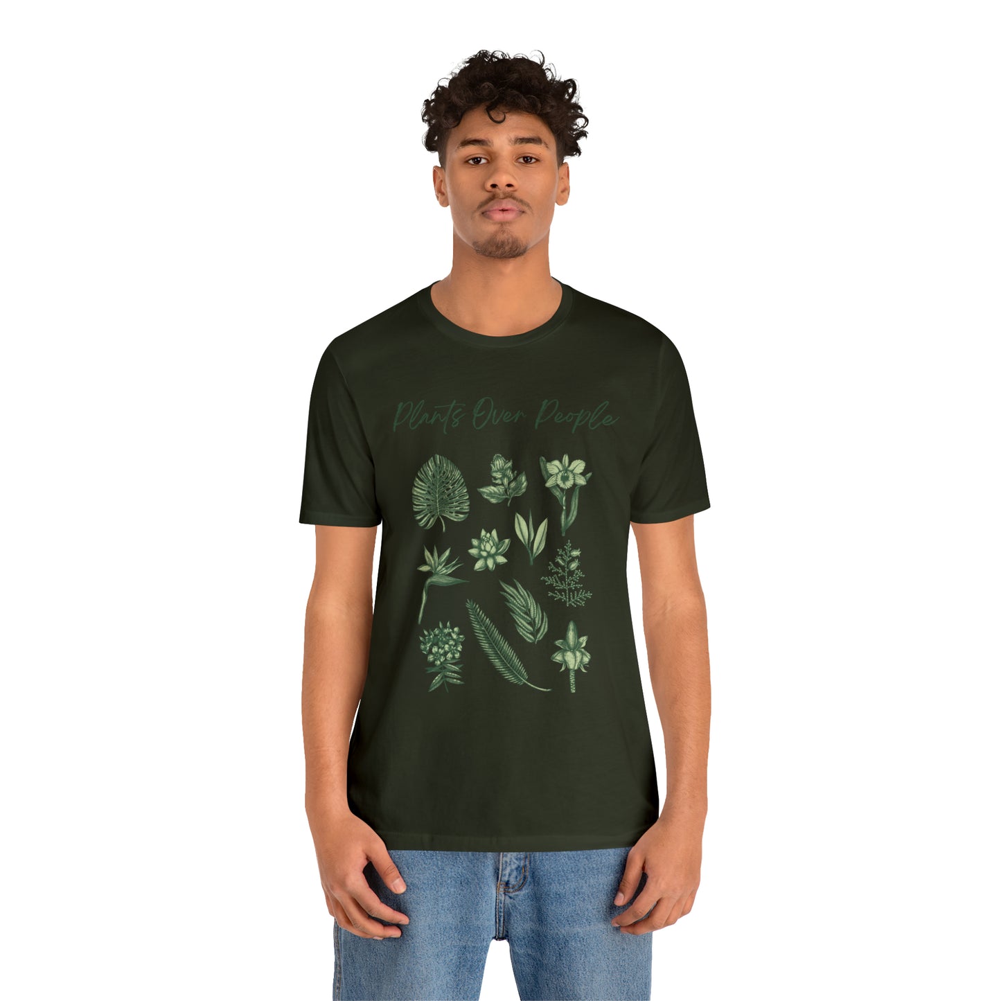 Plants Over People Unisex Jersey Short Sleeve Tee