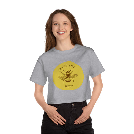 Save The Bees Champion Women's Cropped T-Shirt
