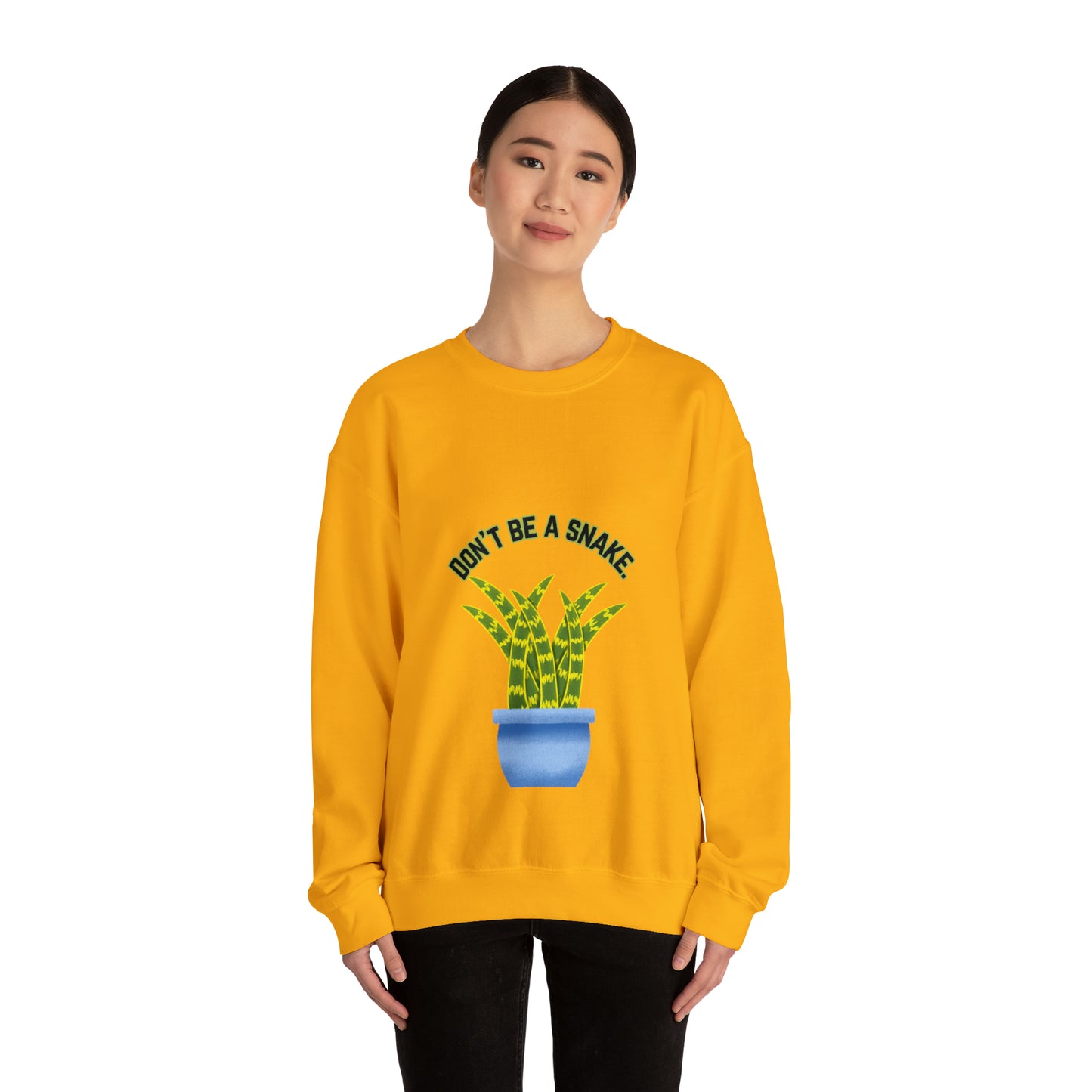 Don't Be A Snake Unisex Crewneck Sweatshirt