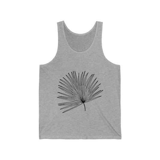 Palm Leaf Unisex Jersey Tank