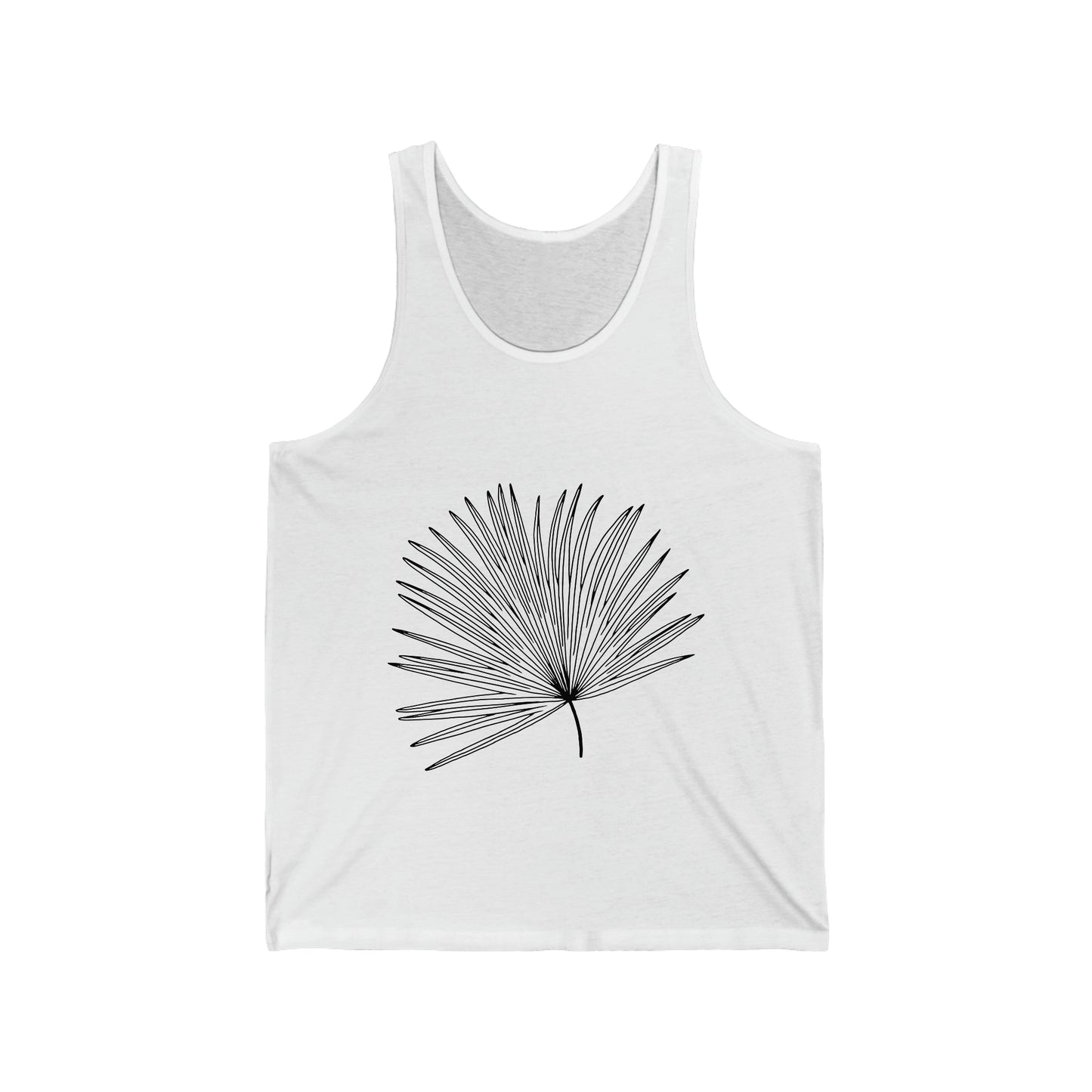 Palm Leaf Unisex Jersey Tank