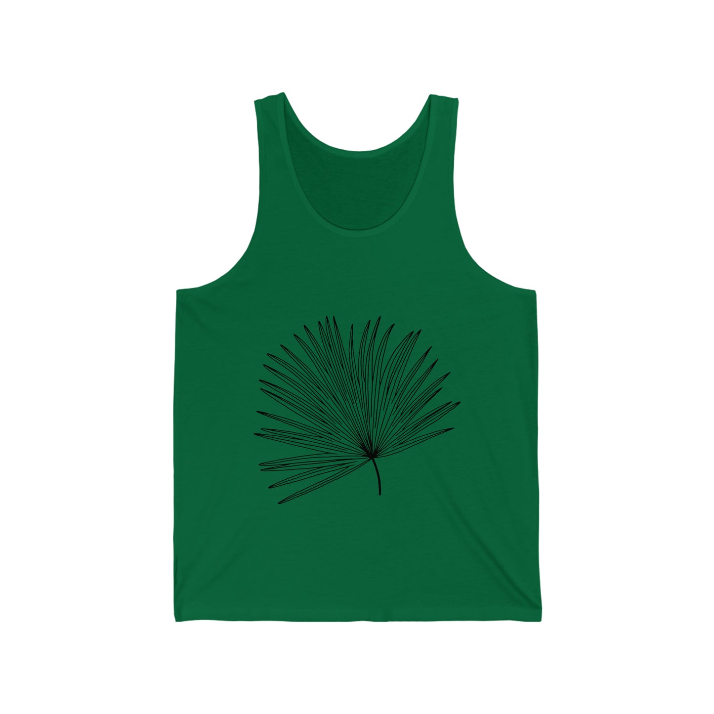 Palm Leaf Unisex Jersey Tank