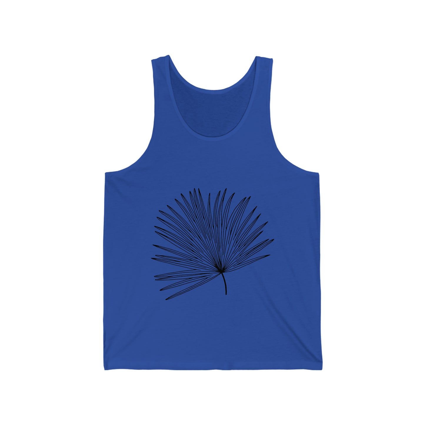 Palm Leaf Unisex Jersey Tank