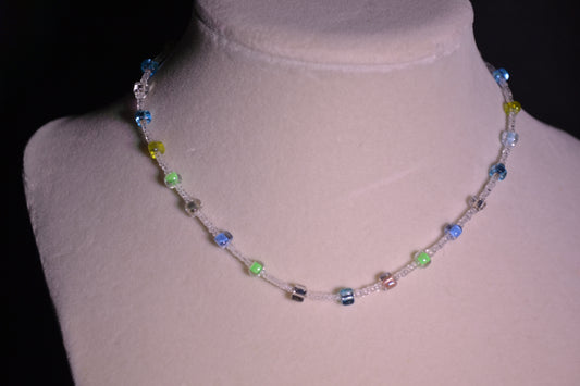 Glass bead choker