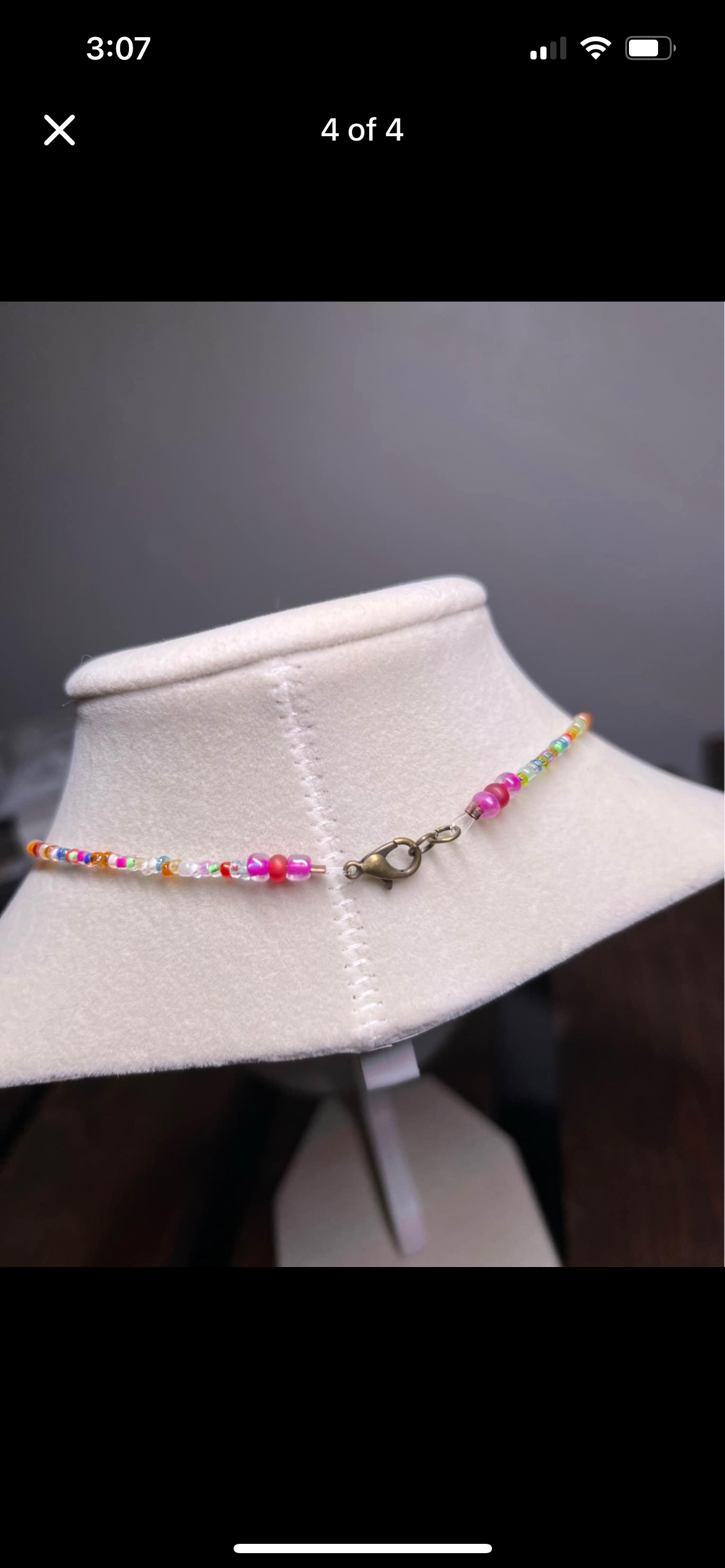 Peace sign pendant choker
