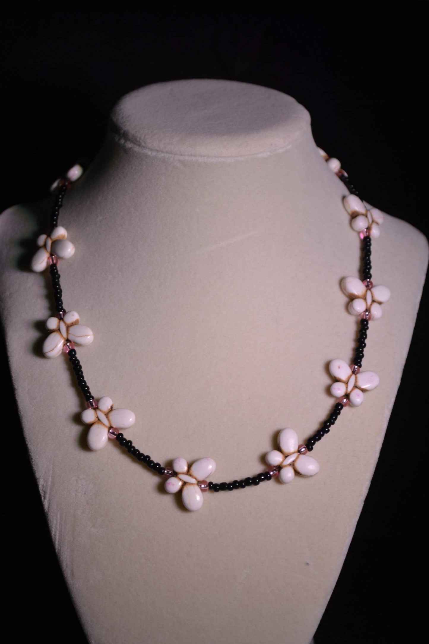 Beaded Butterfly Choker