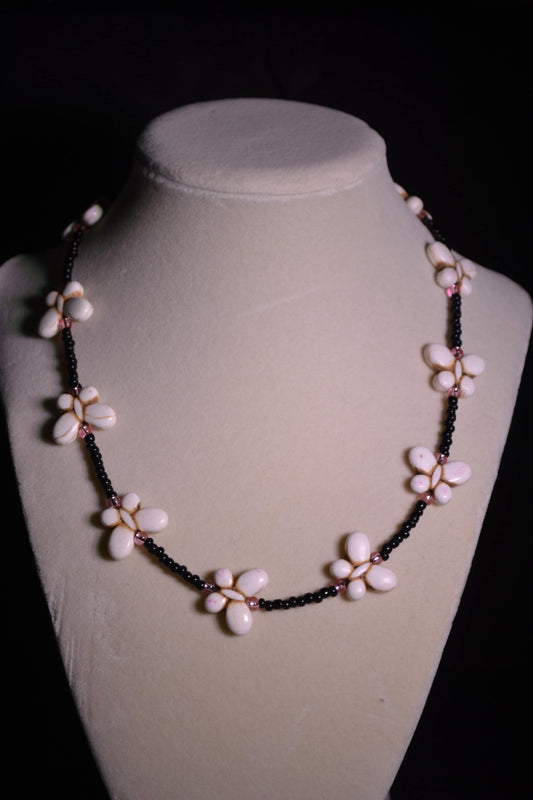 Beaded Butterfly Choker