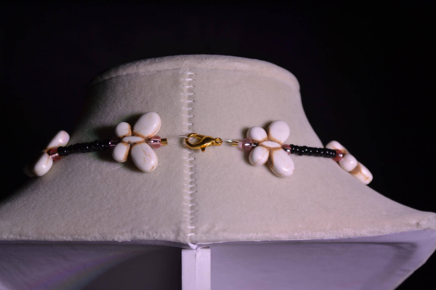 Beaded Butterfly Choker
