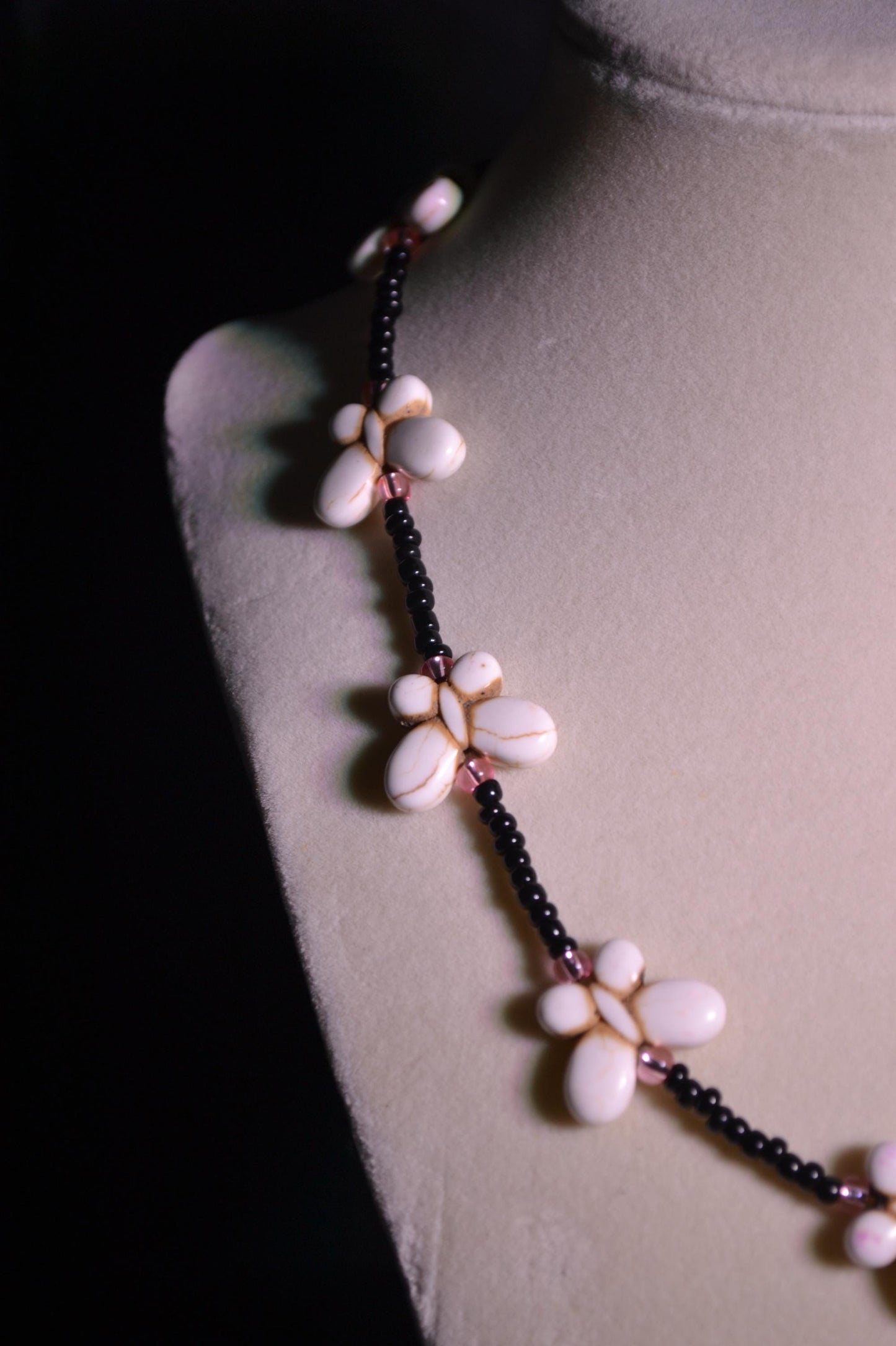 Beaded Butterfly Choker