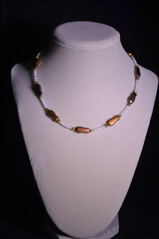 Fish Beaded Choker