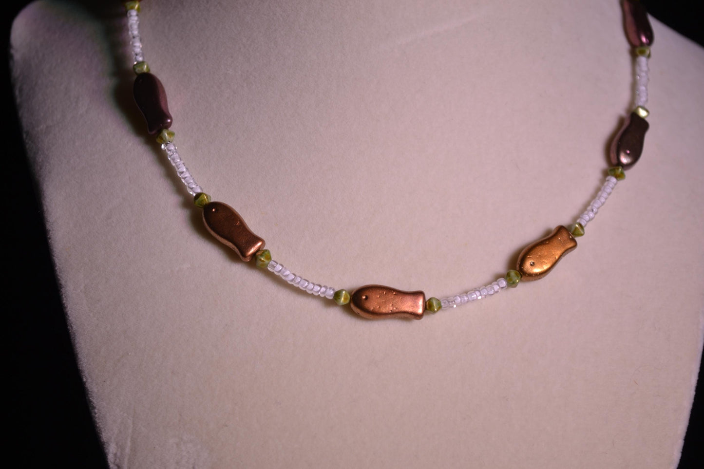 Fish Beaded Choker