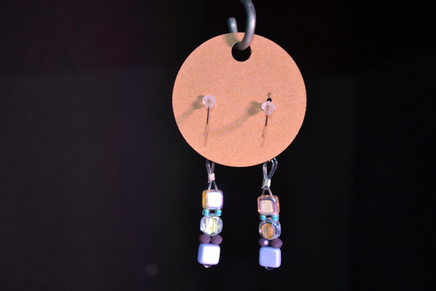 Hand beaded earrings