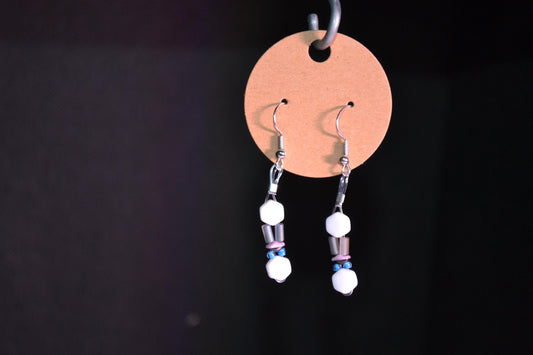 Hand beaded earrings