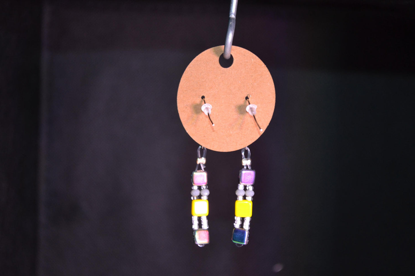 Hand beaded earrings