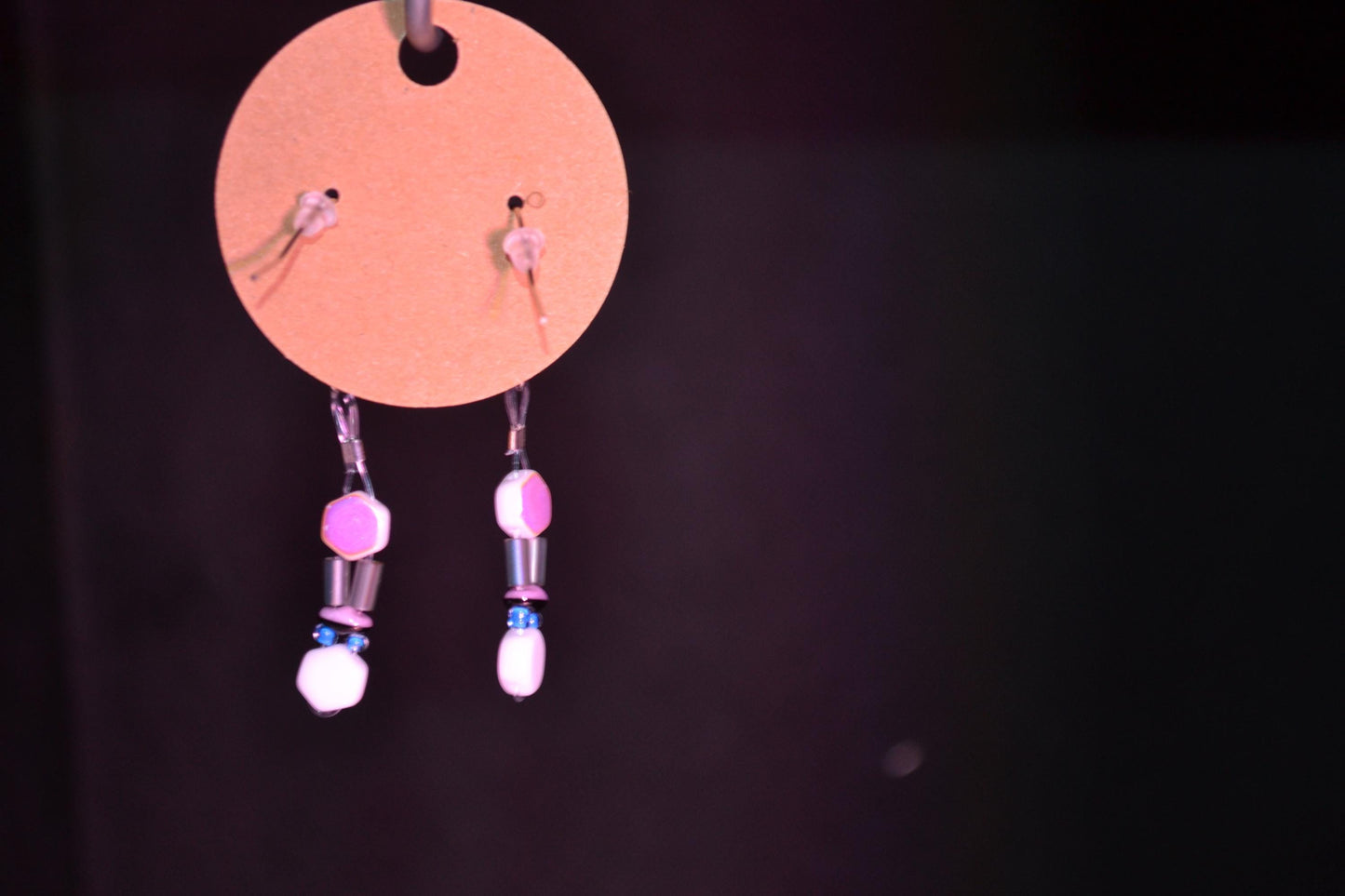 Hand beaded earrings